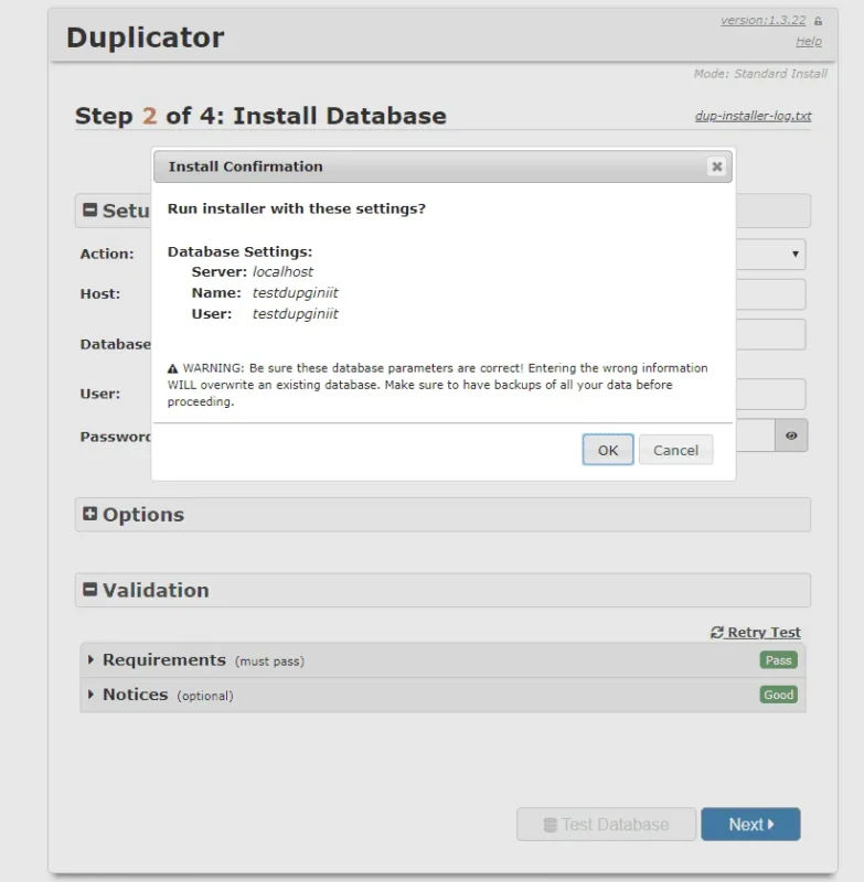 Hướng dẫn cài theme WordPress từ file Duplicator 32 Huong Dan Cai Dat Theme Tu File Duplicator 013